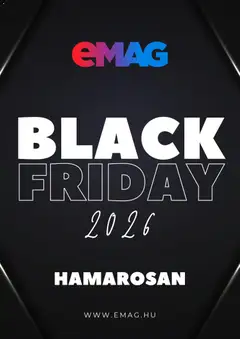 eMAG - eMAG Black Friday értesítés megtekintése, amely érvényes 2026.10.09.-től