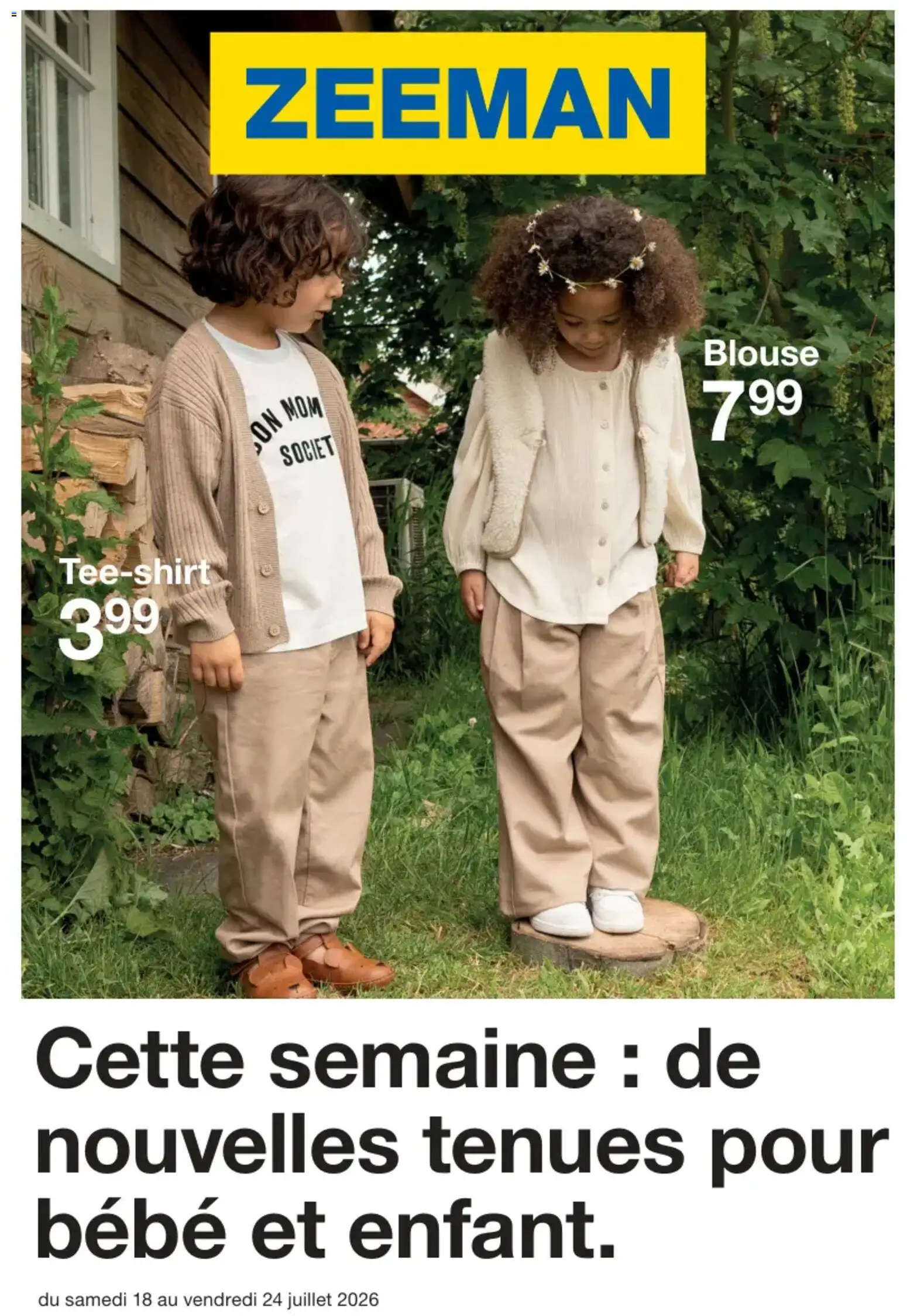 Voorbeeld van Zeeman Publicité van winkel Zeeman geldig vanaf 18/07/2026