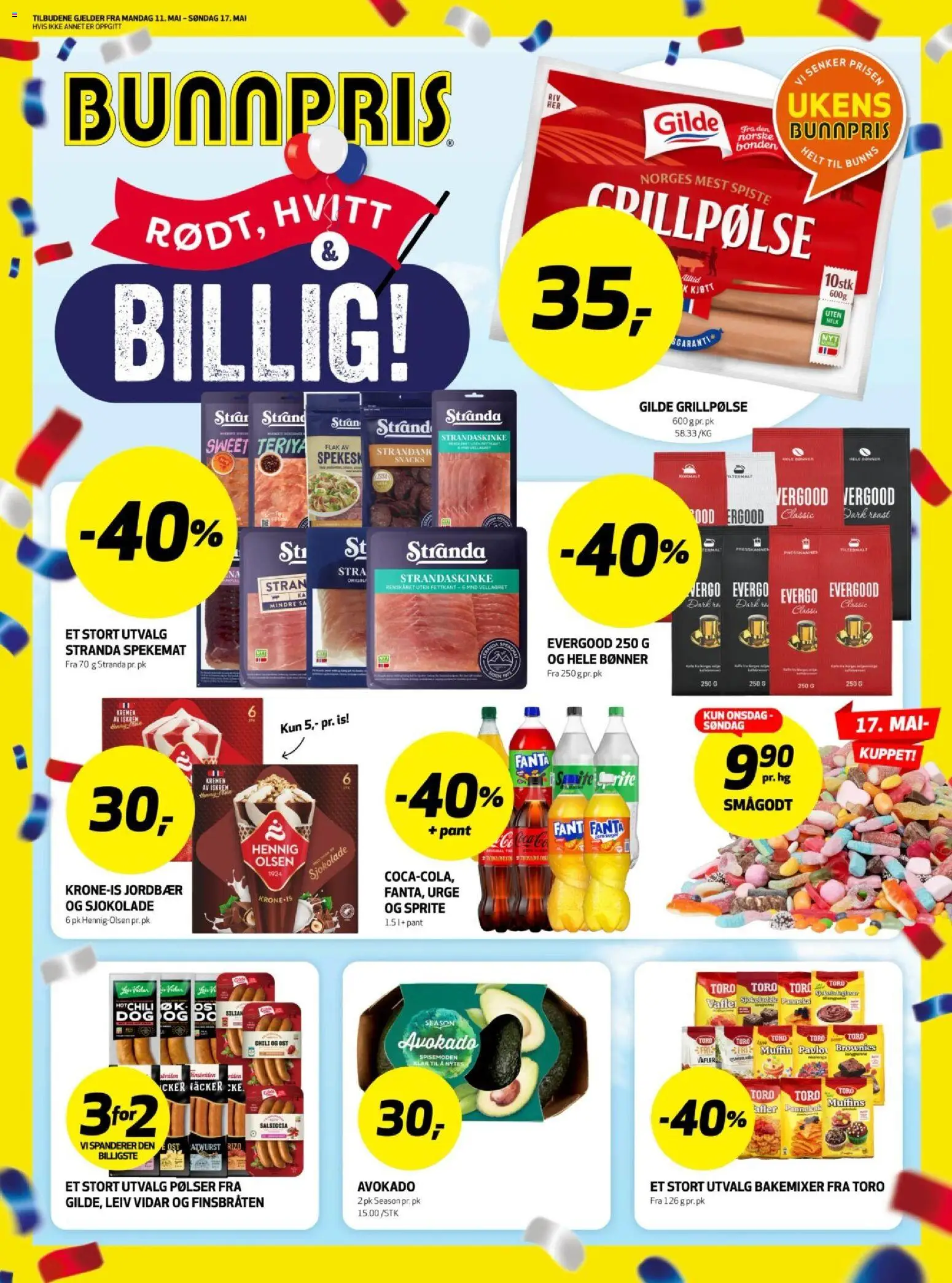 Forhåndsvis Bunnpris kundeavis fra butikk Bunnpris gyldig fra 10/05/2026