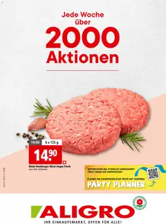 Vorschau des Merkblatts Aligro aktionen 2000 Schlieren, Gossau SG, Frauenfeld, Rapperswil-Jona, Sargans, Bern vom Shop Aligro gültig von 04.05.2026 bis 09.05.2026