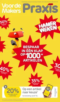 Voorbeeld van Praxis folder van winkel Praxis geldig vanaf 28-09-2026