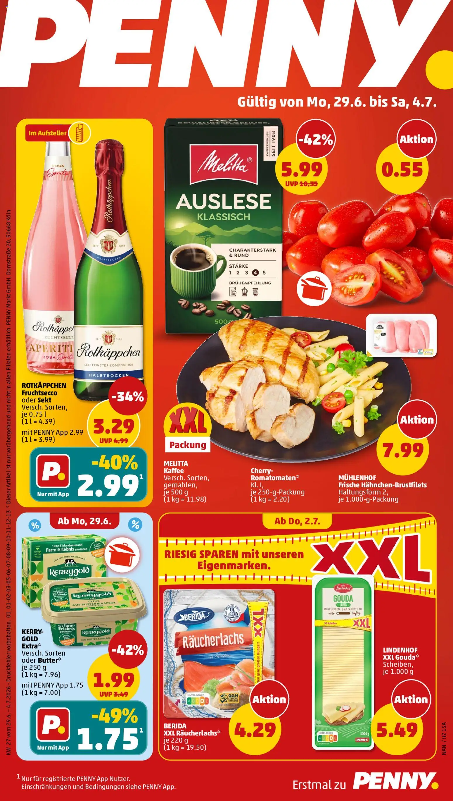 Vorschau von dem Prospekt des Geschäftes Penny, gültig ab dem 29.06.2026