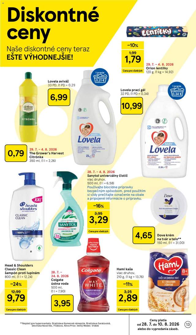Nový Tesco leták od 29.07.