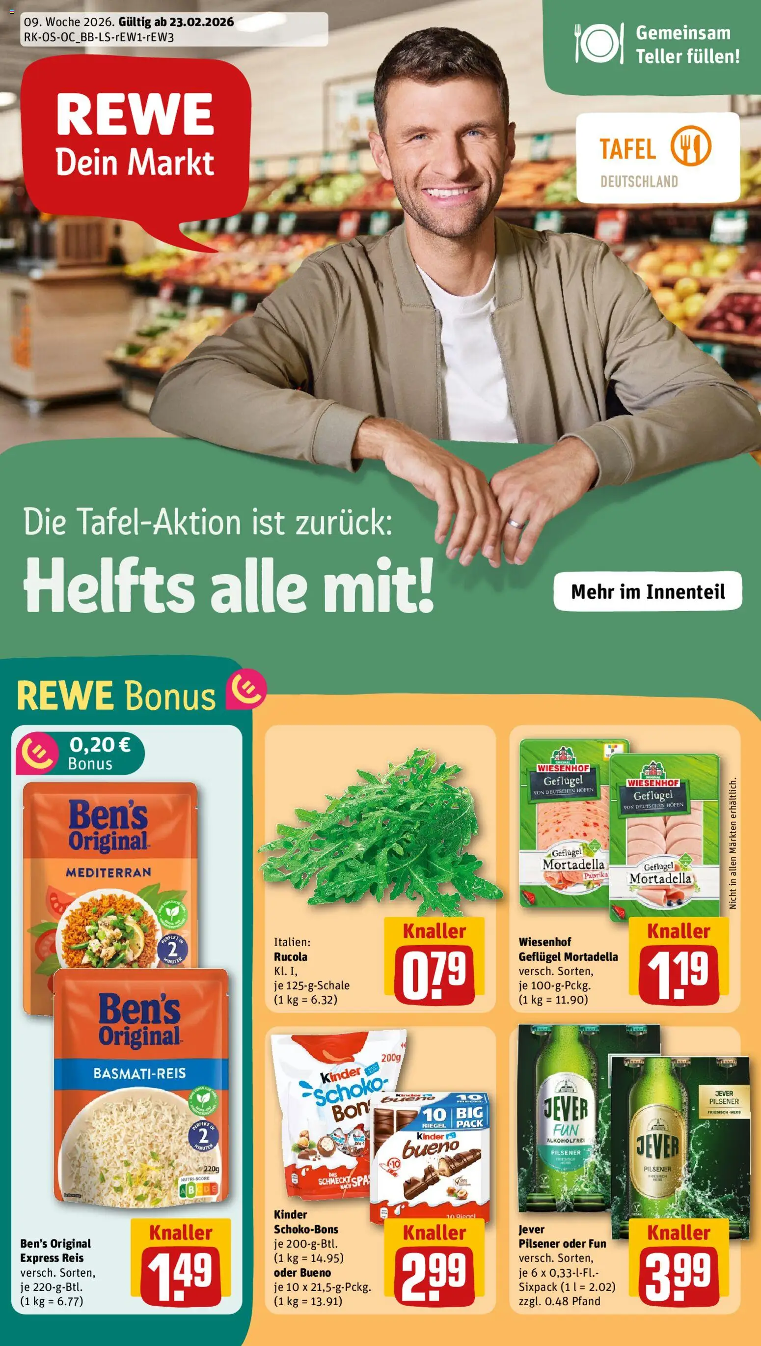 REWE Prospekt ab 23.02.2026 nächste Woche - Prospekt