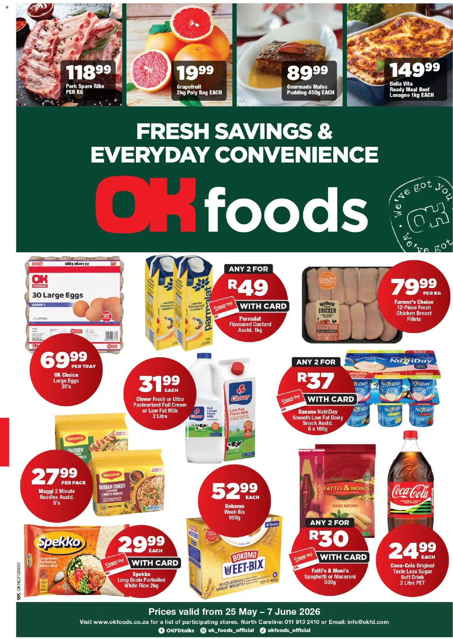 Preview of OK Foods flyer valid from 25/05/2026