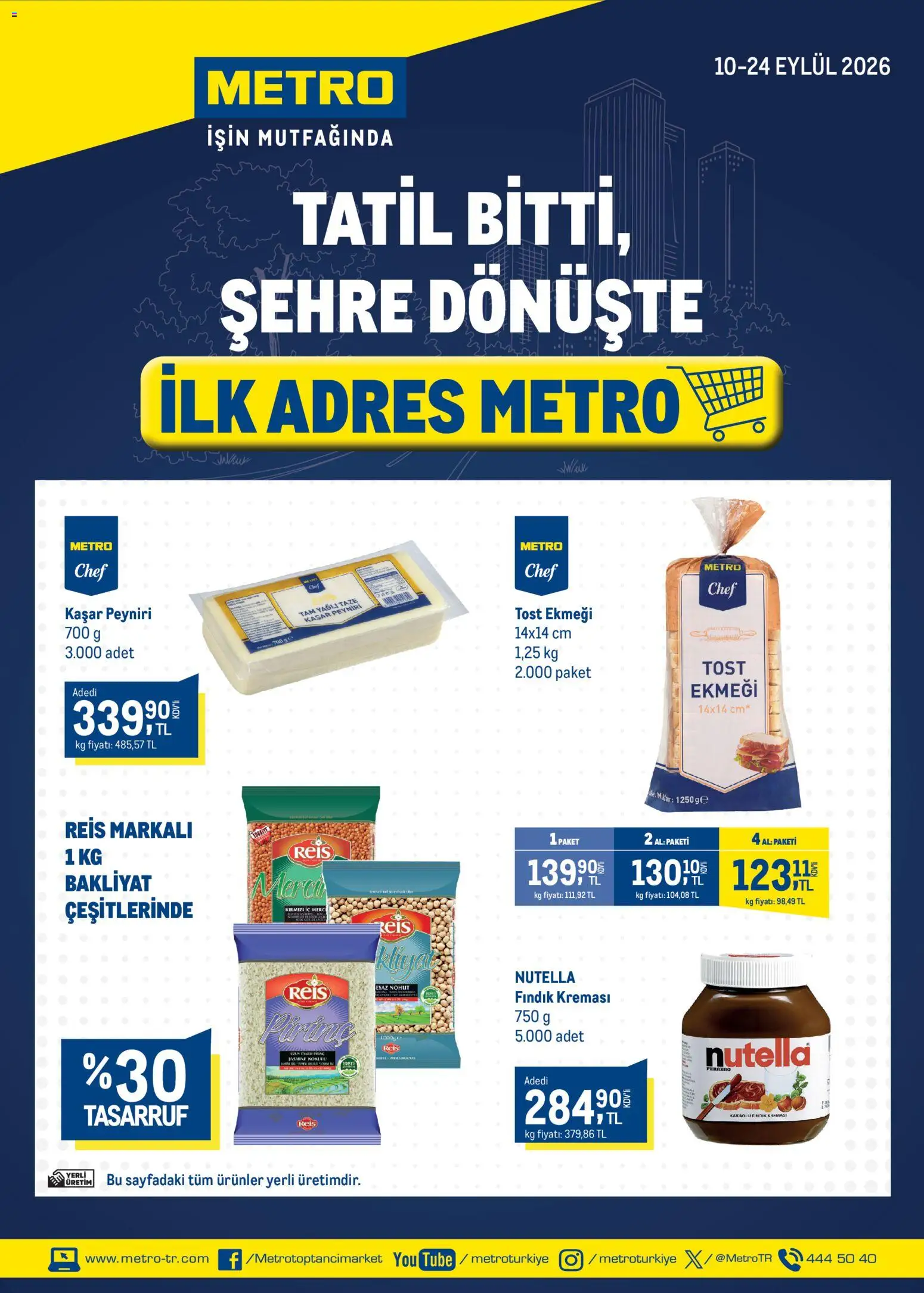 Metro Metro - Şehre Dönüş 10.09.2026 - Broşürünün önizlemesi