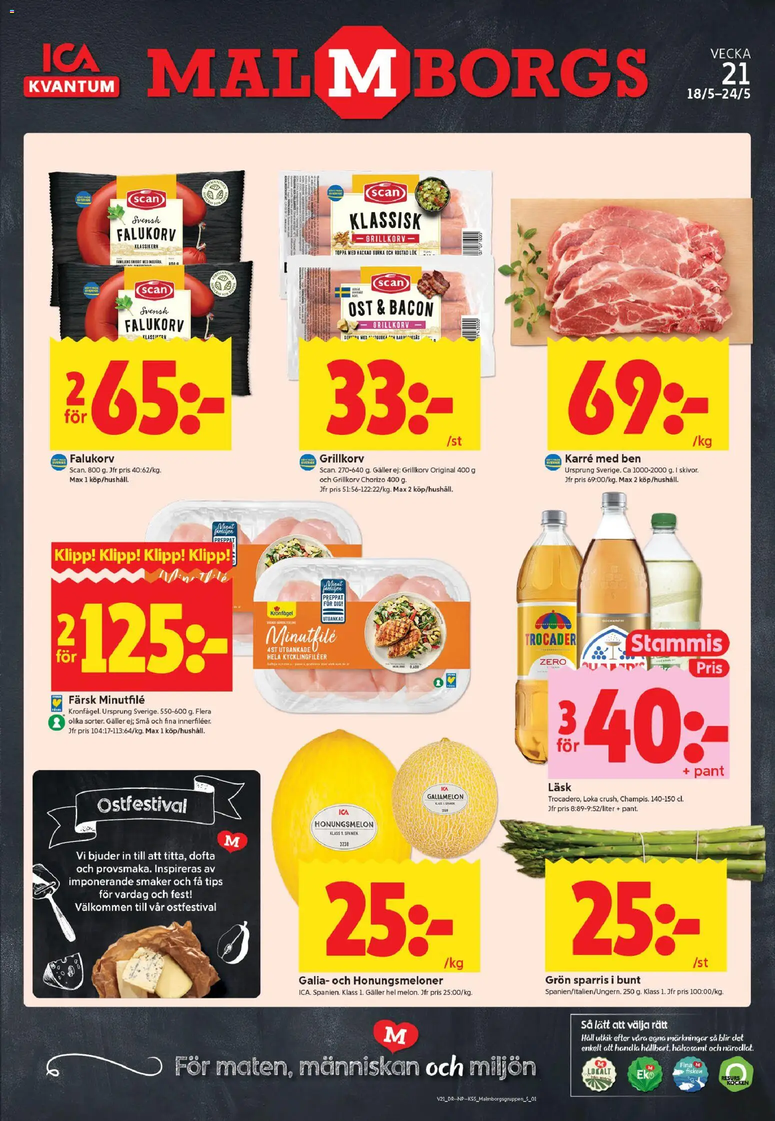 Förhandsgranska reklamblad Malmö från butik ICA Kvantum gäller från 18/05/2026