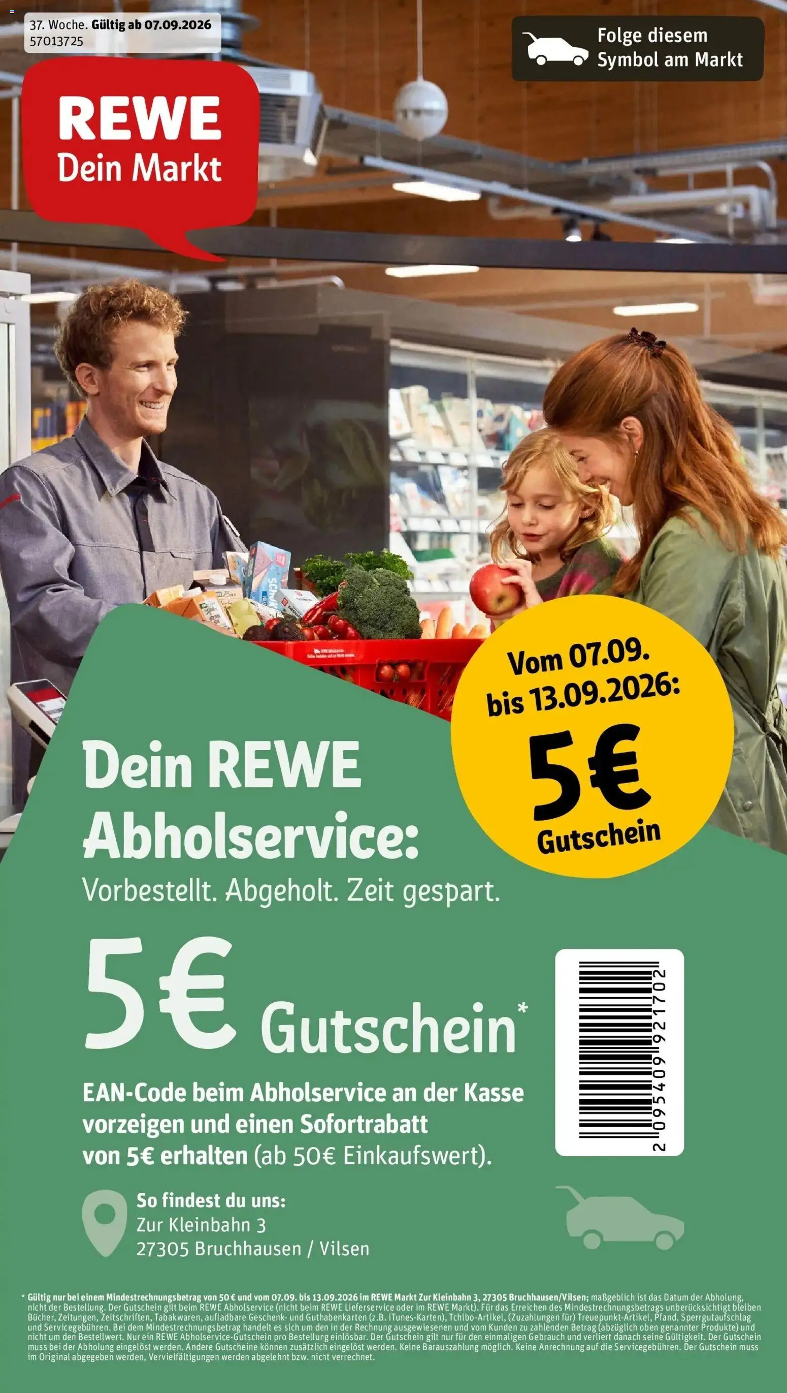 Vorschau von dem Prospekt des Geschäftes Rewe, gültig ab dem 07.09.2026