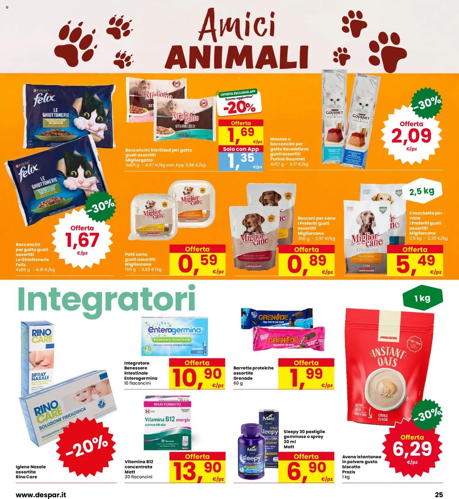 Anteprima dell'opuscolo Interspar volantino Capri dal negozio Interspar valido da 22/10/2026 - Pollo, Tacchino, Manzo, Verdure, Oreo, Salsa, Crocchette, Paté