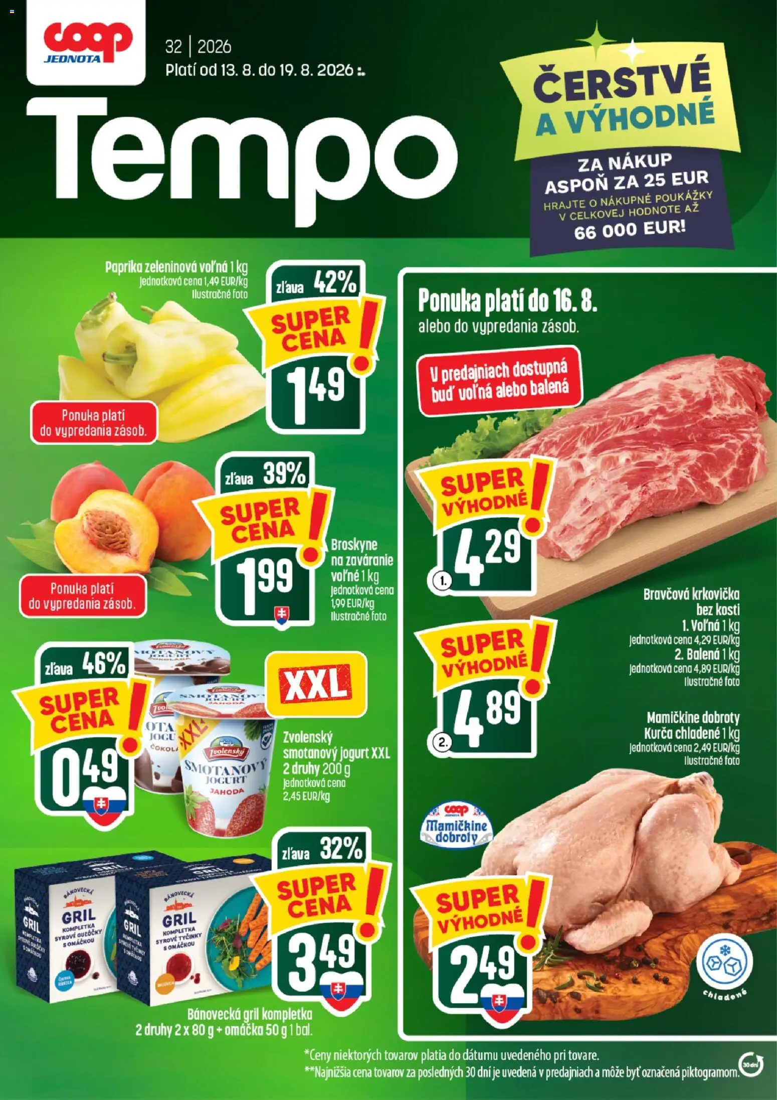 Náhľad COOP Jednota letáku platného od 13.08.2026