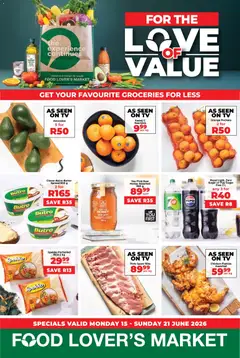 Preview of Food Lover's Market flyer valid from 15/06/2026