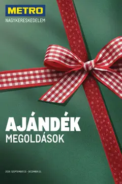 Metro - Metro Ajándék megoldások 2026/09-12 megtekintése, amely érvényes 2026.09.15.-től