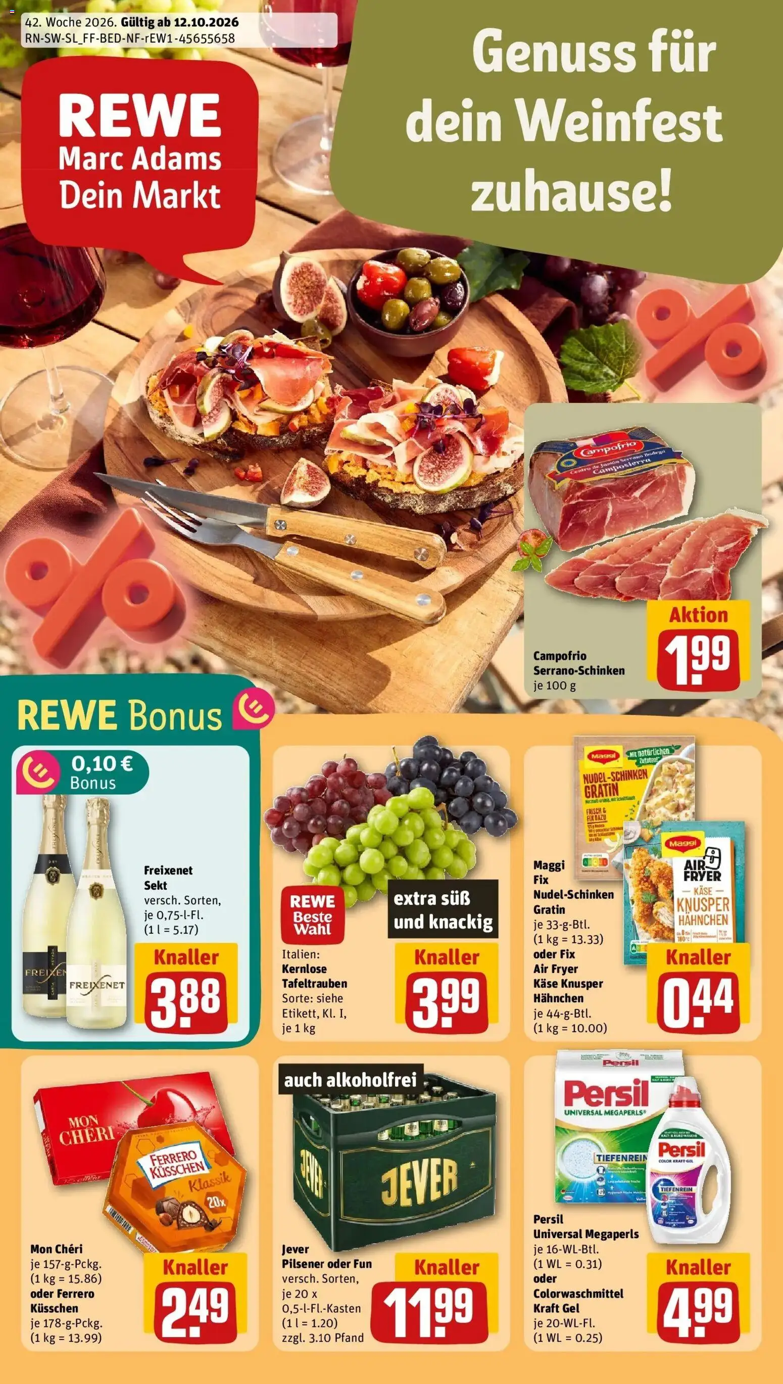 Vorschau von dem Prospekt des Geschäftes Rewe, gültig ab dem 12.10.2026