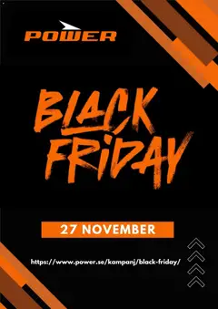 Förhandsgranska reklamblad Power - Black Friday förhandsinformation från butik Power gäller från 20/10/2026