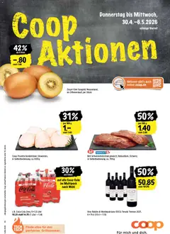 Vorschau des Merkblatts Coop aktionen vom Shop Coop gültig von 30.04.2026 bis 06.05.2026