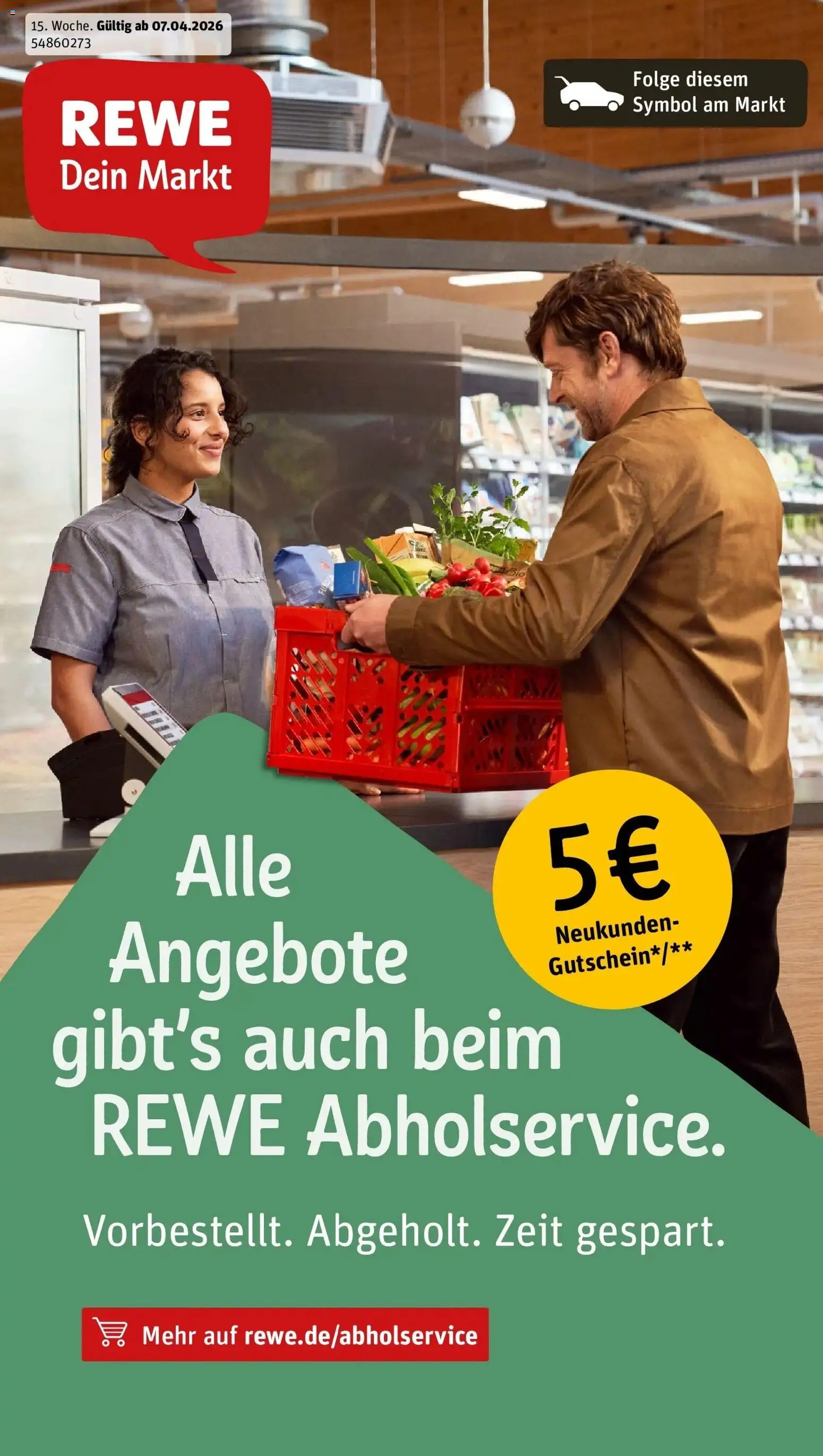 Vorschau von dem Prospekt des Geschäftes Rewe, gültig ab dem 05.04.2026