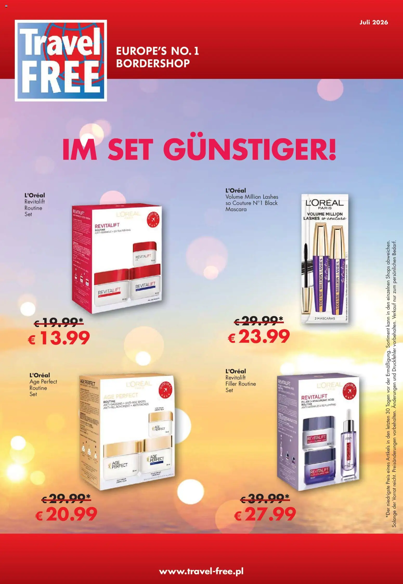 Vorschau von dem Prospekt des Geschäftes Travel Free, gültig ab dem 01.07.2026