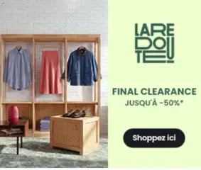 Prévisualisation de La Redoute du magasin Aanbiedingen formulaire valide 03/08/2026