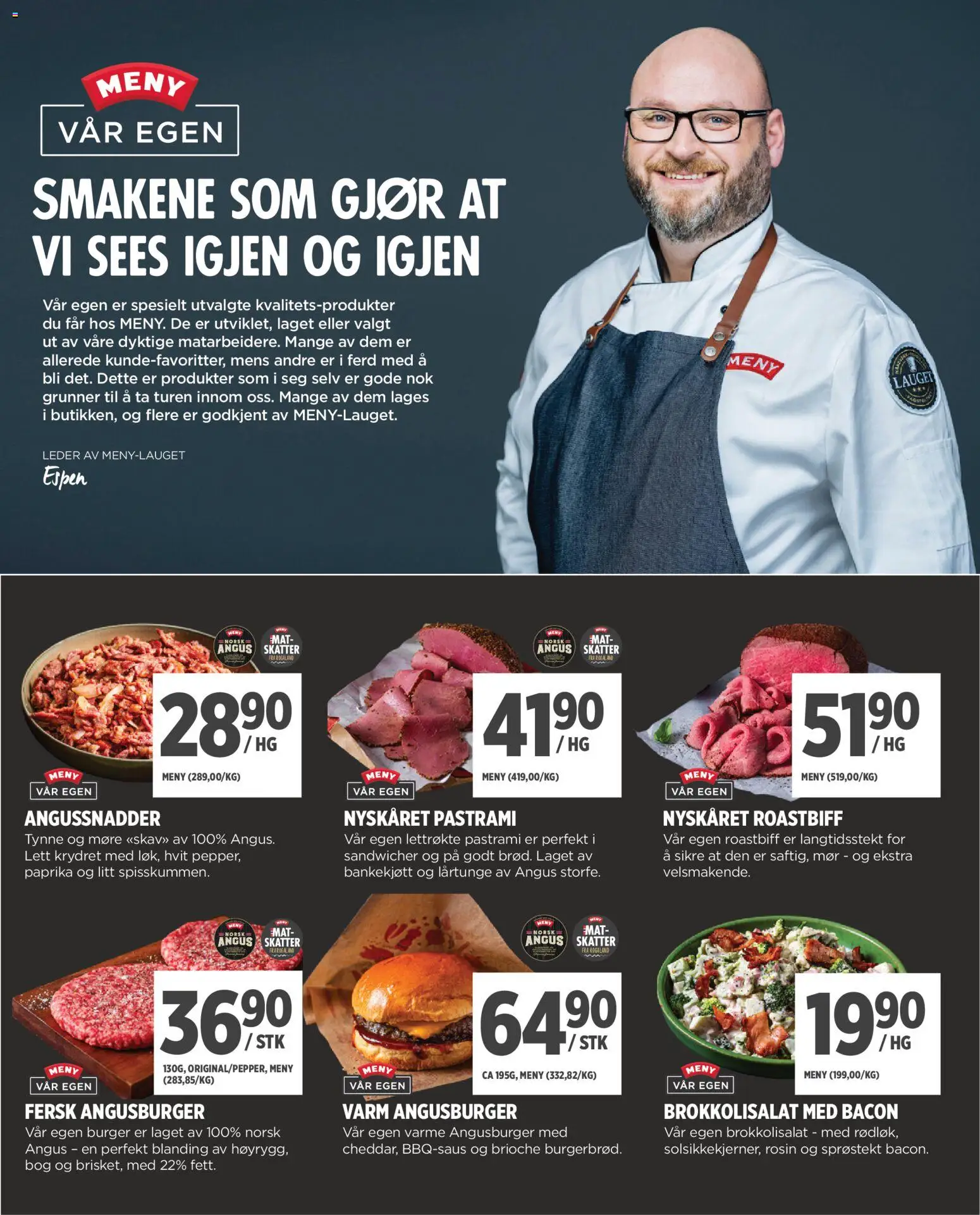 Forhåndsvis Meny Helgø kundeavis fra butikk Meny gyldig fra 24/09/2026