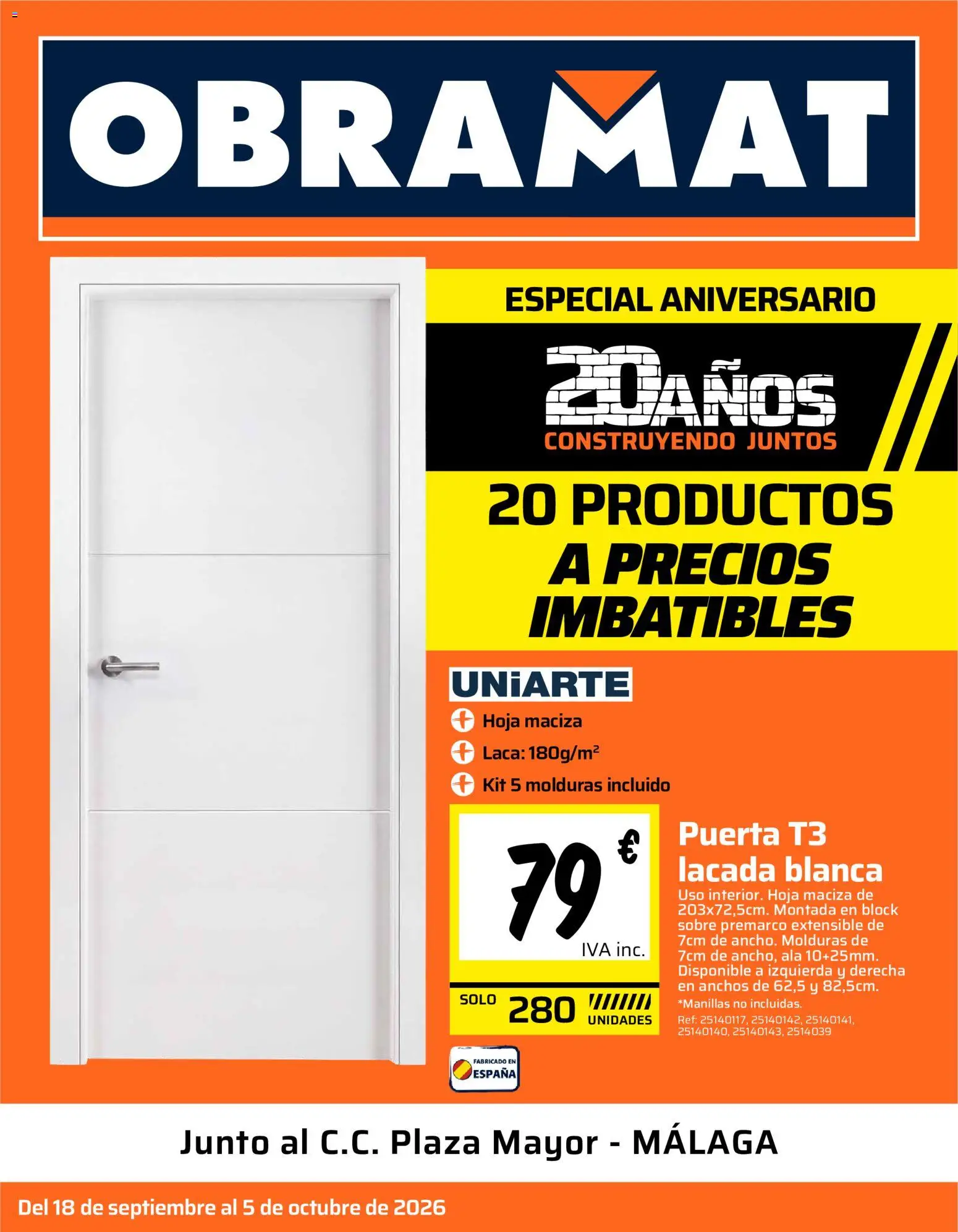Vista previa del folleto de la tienda Obramat válido desde el 18/09/2026 