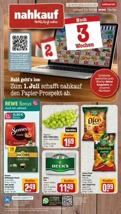 Vorschau von dem Prospekt des Geschäftes Rewe, gültig ab dem 08.06.2026
