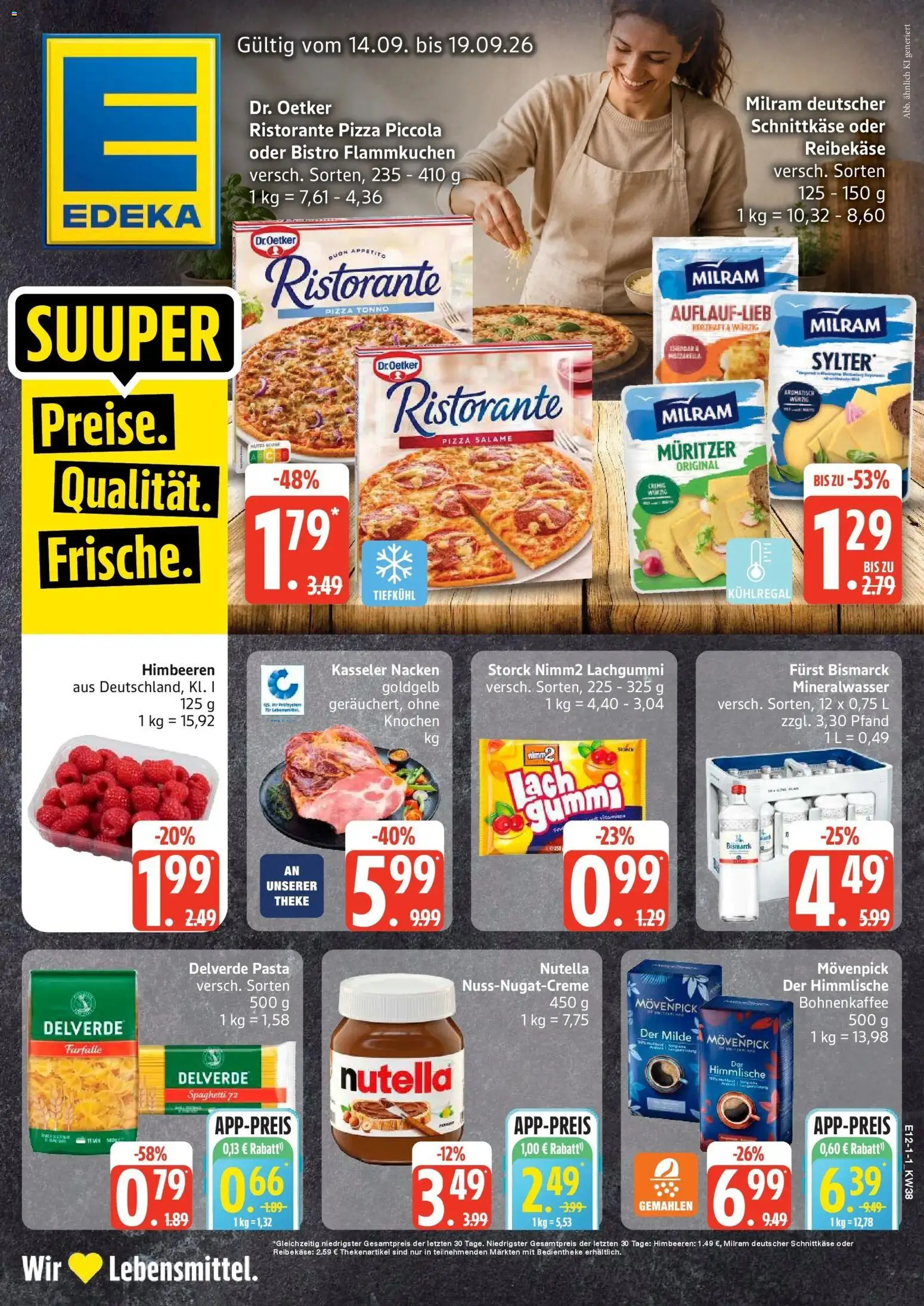 Vorschau von dem Prospekt des Geschäftes Edeka, gültig ab dem 14.09.2026