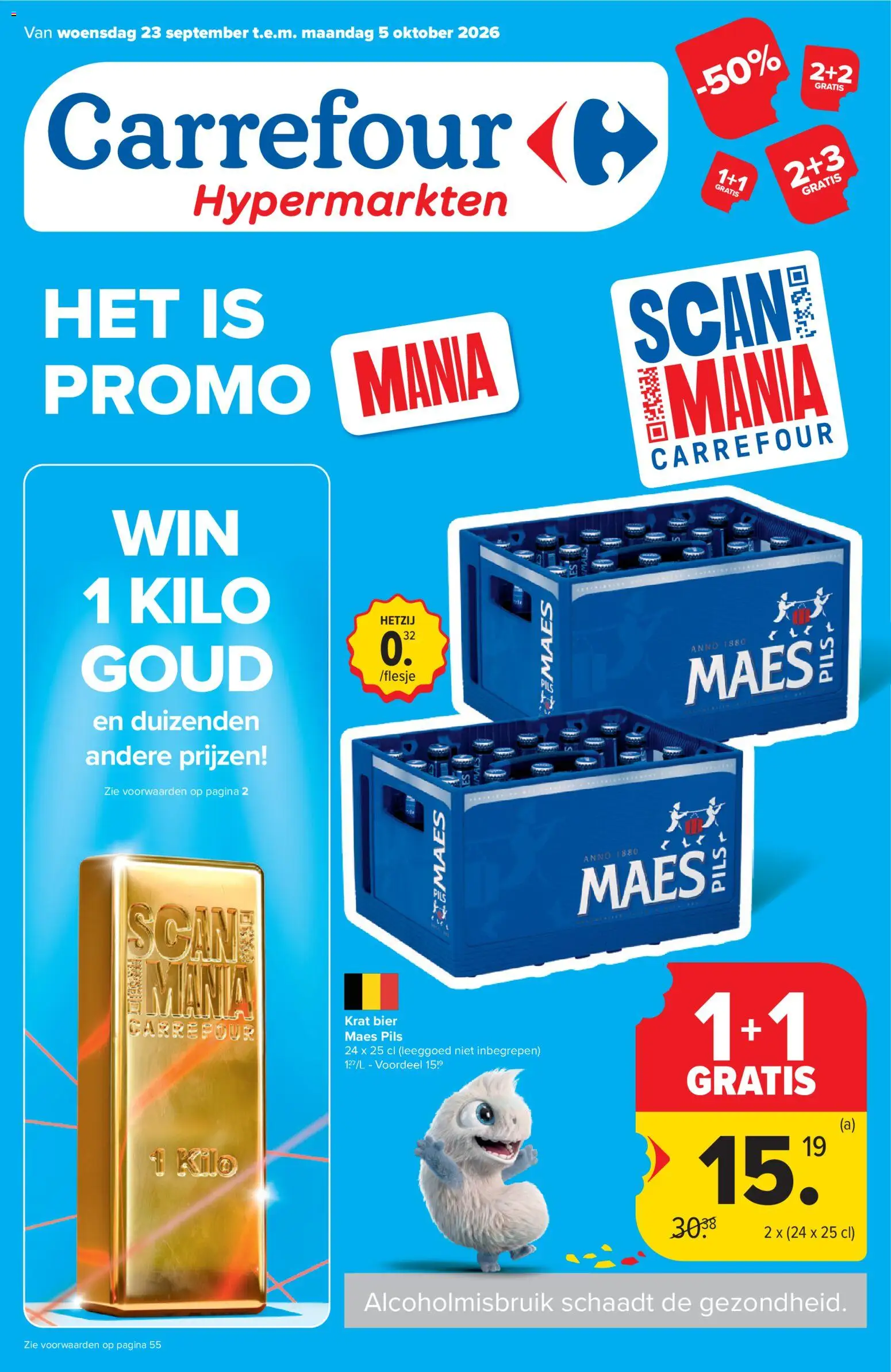 Voorbeeld van Carrefour folder week 39 van winkel Carrefour geldig vanaf 23/09/2026