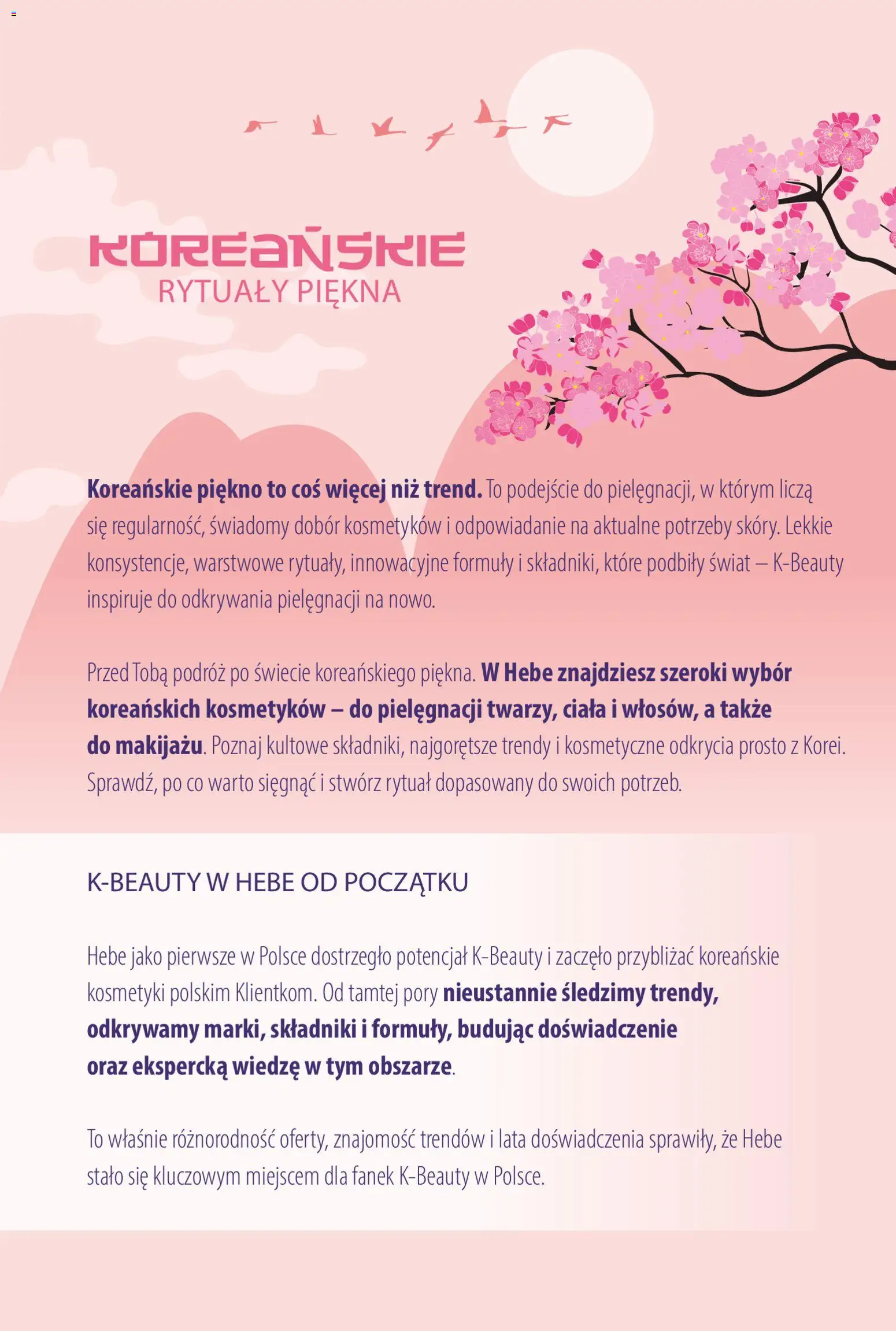 Pogląd gazetki "Hebe gazetka - Katalog koreanski" ze sklepu Hebe ważnej od 01.10.2026 - Kosmetyki, Koreańskie kosmetyki