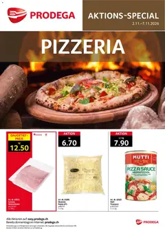 Vorschau des Merkblatts Prodega aktionen Pizzeria vom Shop Prodega gültig von 02.11.2026 bis 07.11.2026