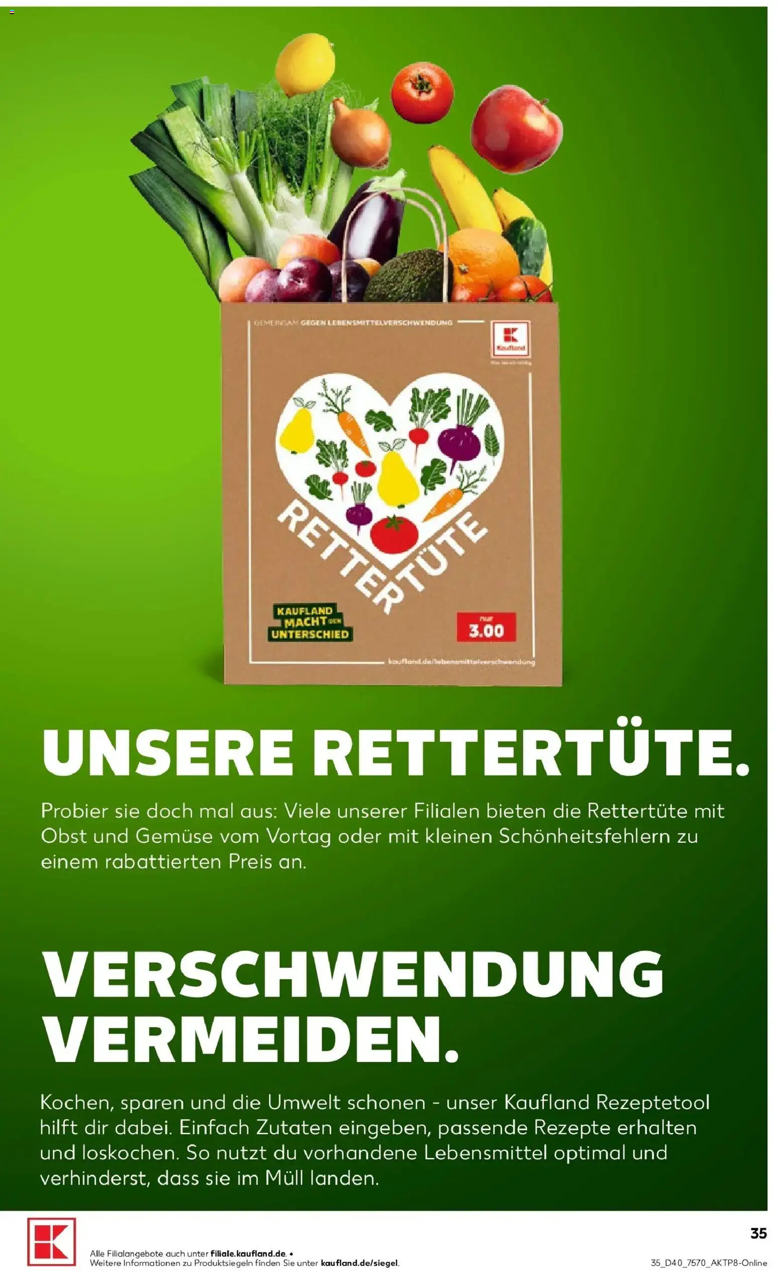 Vorschau von dem Prospekt des Geschäftes Kaufland, gültig ab dem 01.10.2026 - Gemüse, Obst