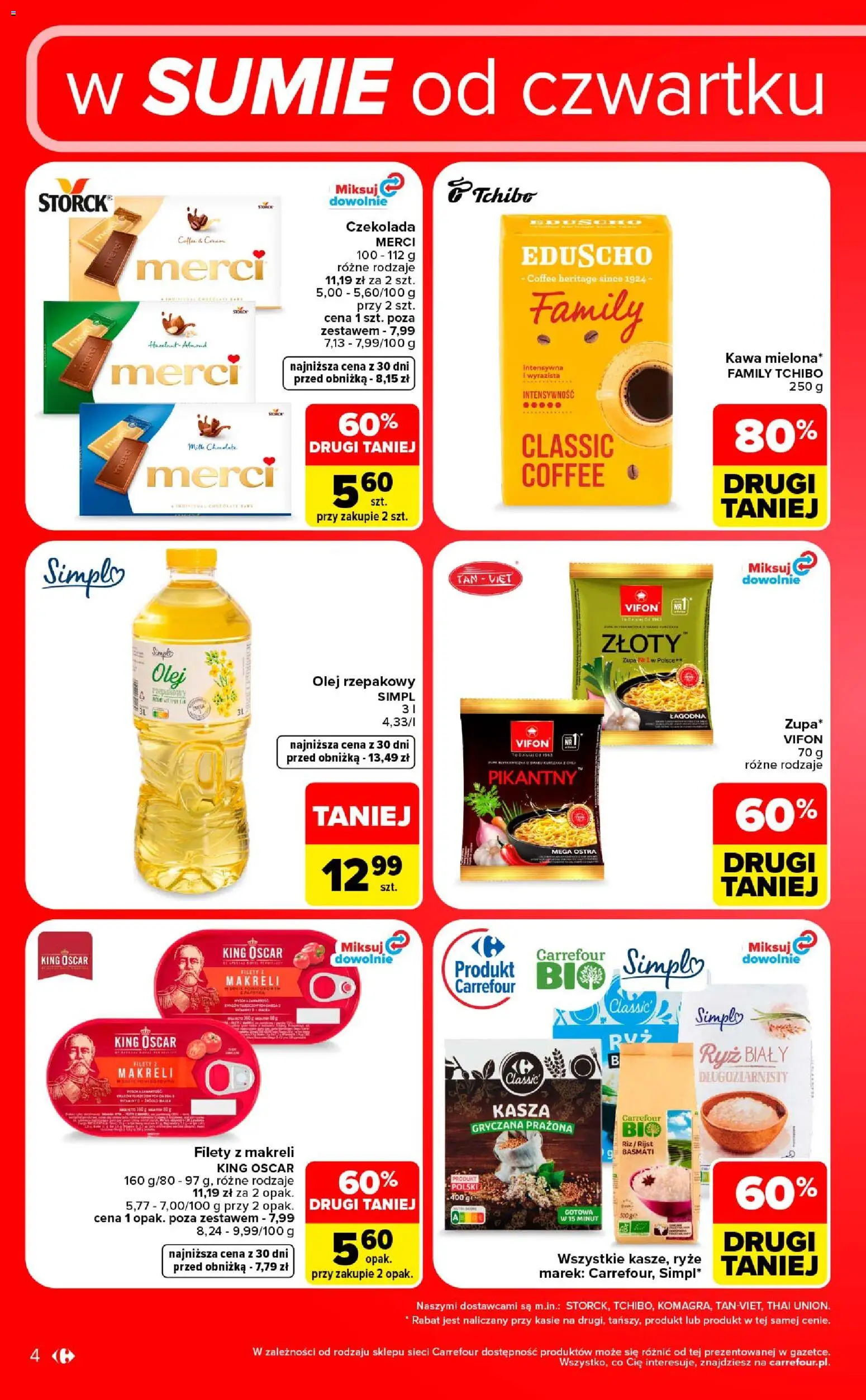 Pogląd gazetki "Carrefour gazetka - Weekend okazji" ze sklepu Carrefour ważnej od 03.09.2026