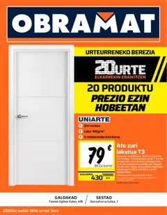 Vista previa del folleto de la tienda Obramat válido desde el 18/09/2026 