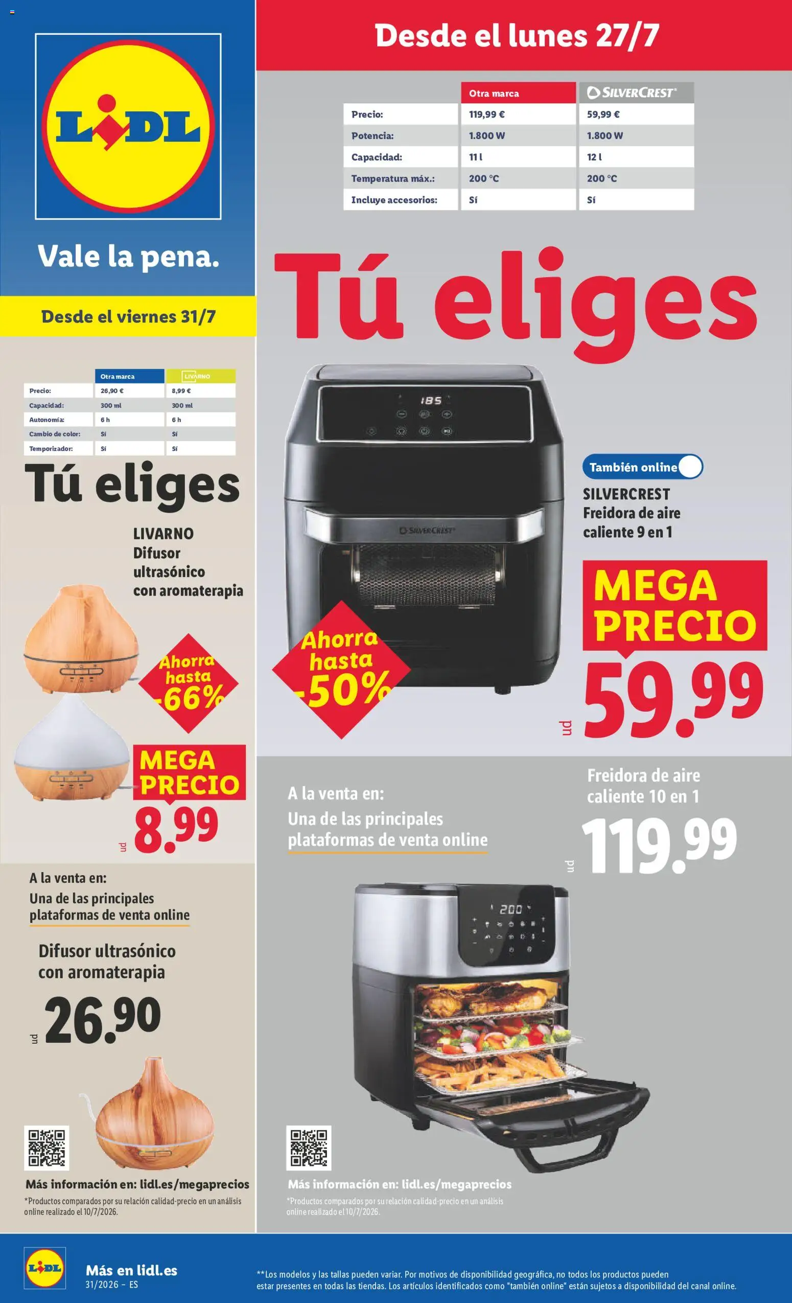Vista previa del folleto de la tienda Lidl válido desde el 27/07/2026 
