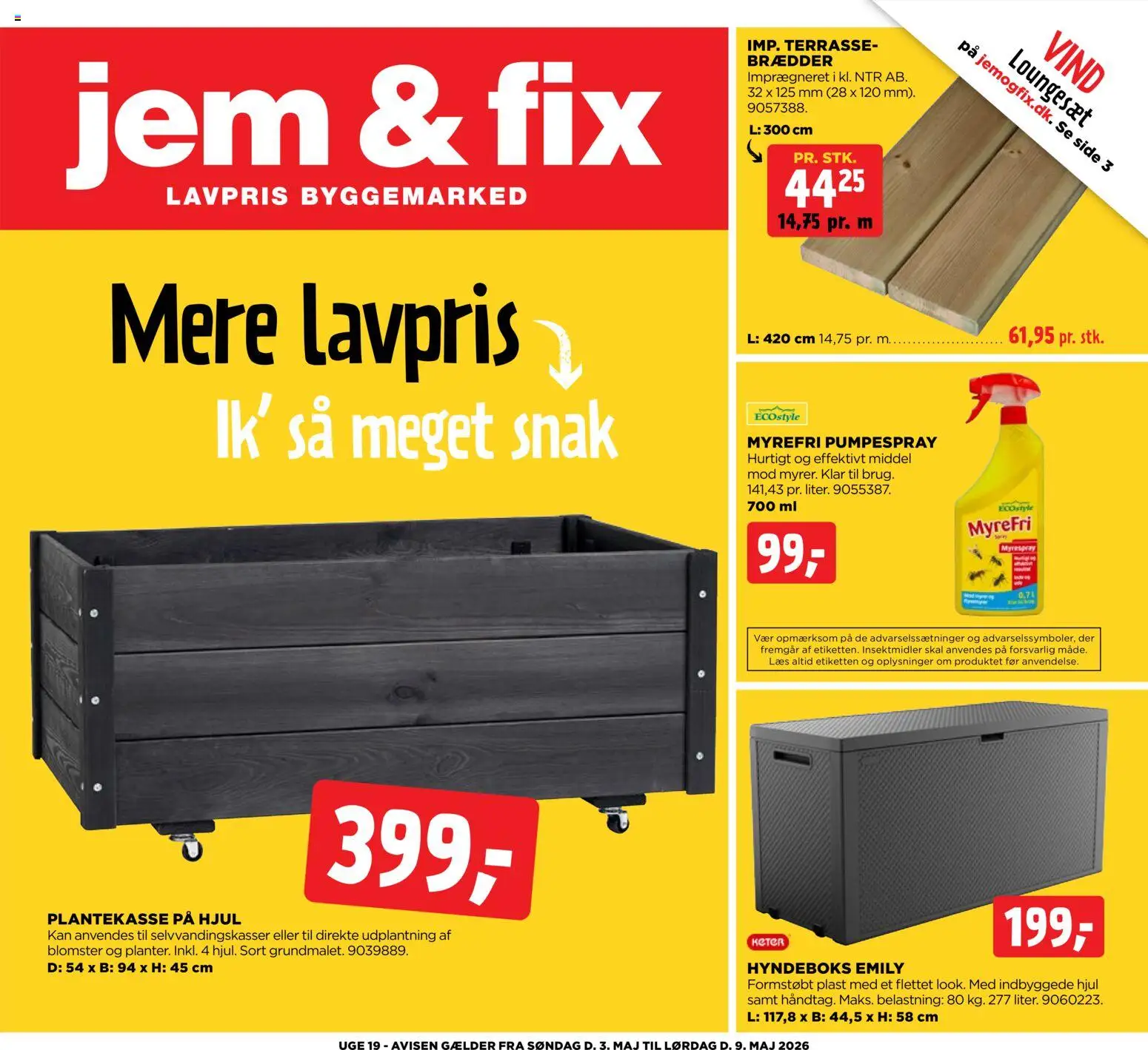 Eksempel på tilbudsavis Jem & fix - Tilbudsavis uge 19 fra butik Jem & fix gyldig fra 03/05/2026