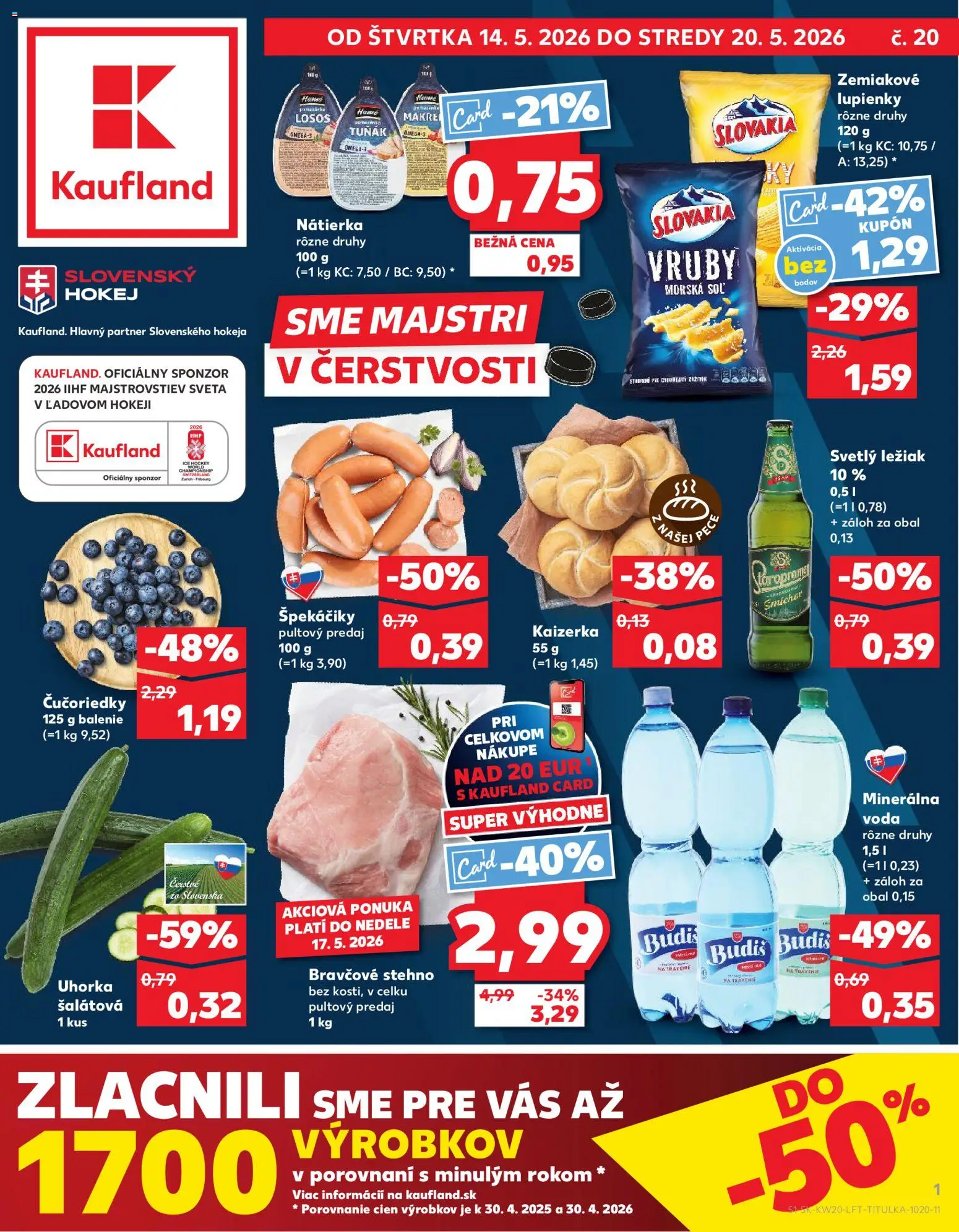 Náhľad Kaufland letáku platného od 14.05.2026
