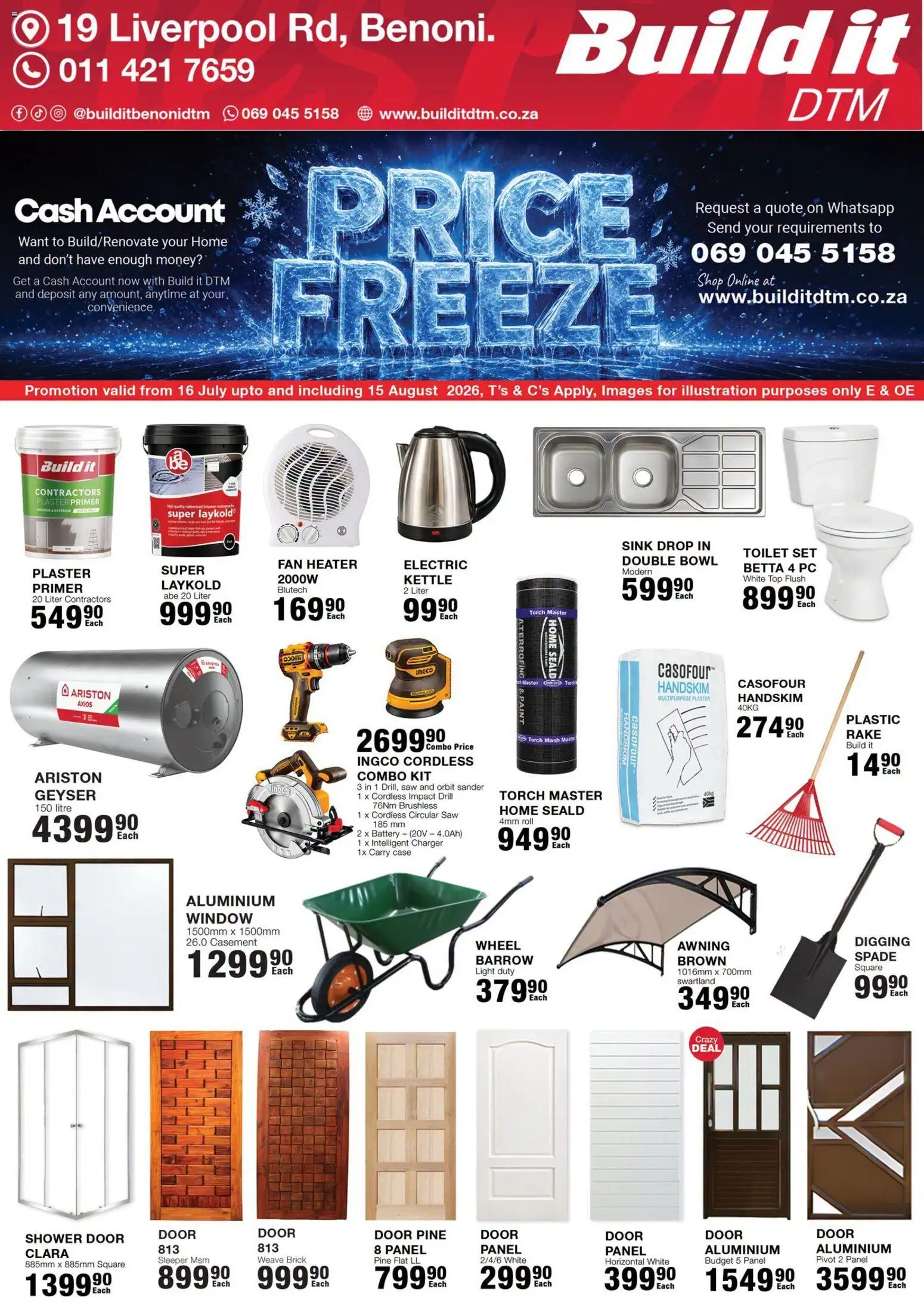 Preview of Build It flyer valid from 16/07/2026
