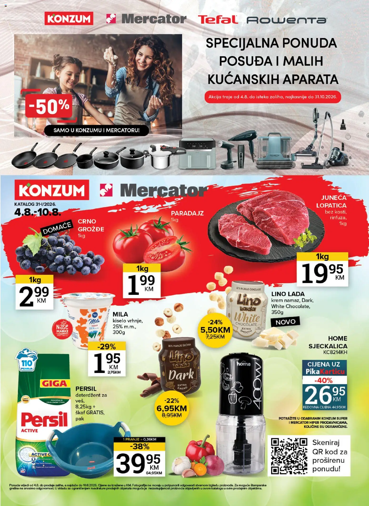 Pregled letka Mercator katalog trgovine Mercator vrijedi od 04.08.2026