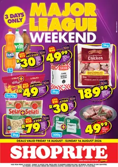 Preview of Shoprite flyer valid from 14/08/2026