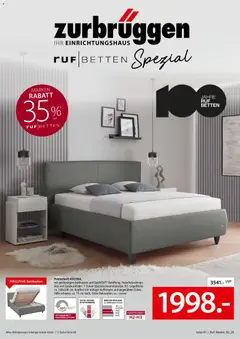 Vorschau von dem Prospekt des Geschäftes Zurbrüggen, gültig ab dem 01.08.2026