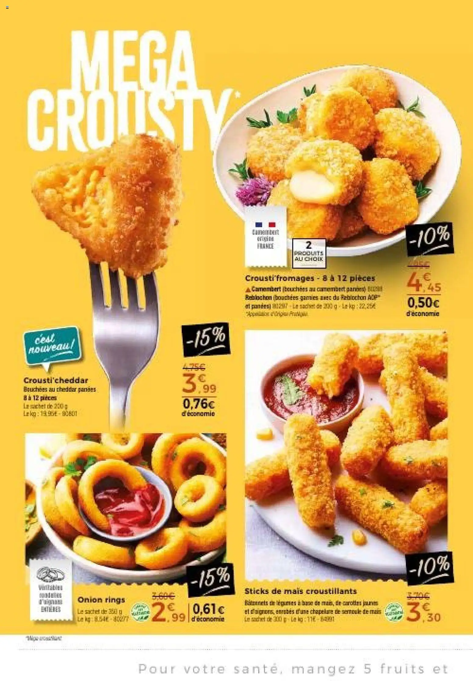 Prévisualisation de Thiriet catalogue du magasin Thiriet formulaire valide 24/08/2026 - Fruits, Mais, Carottes, Reblochon, Camembert, Cheddar, Chapelure, Base