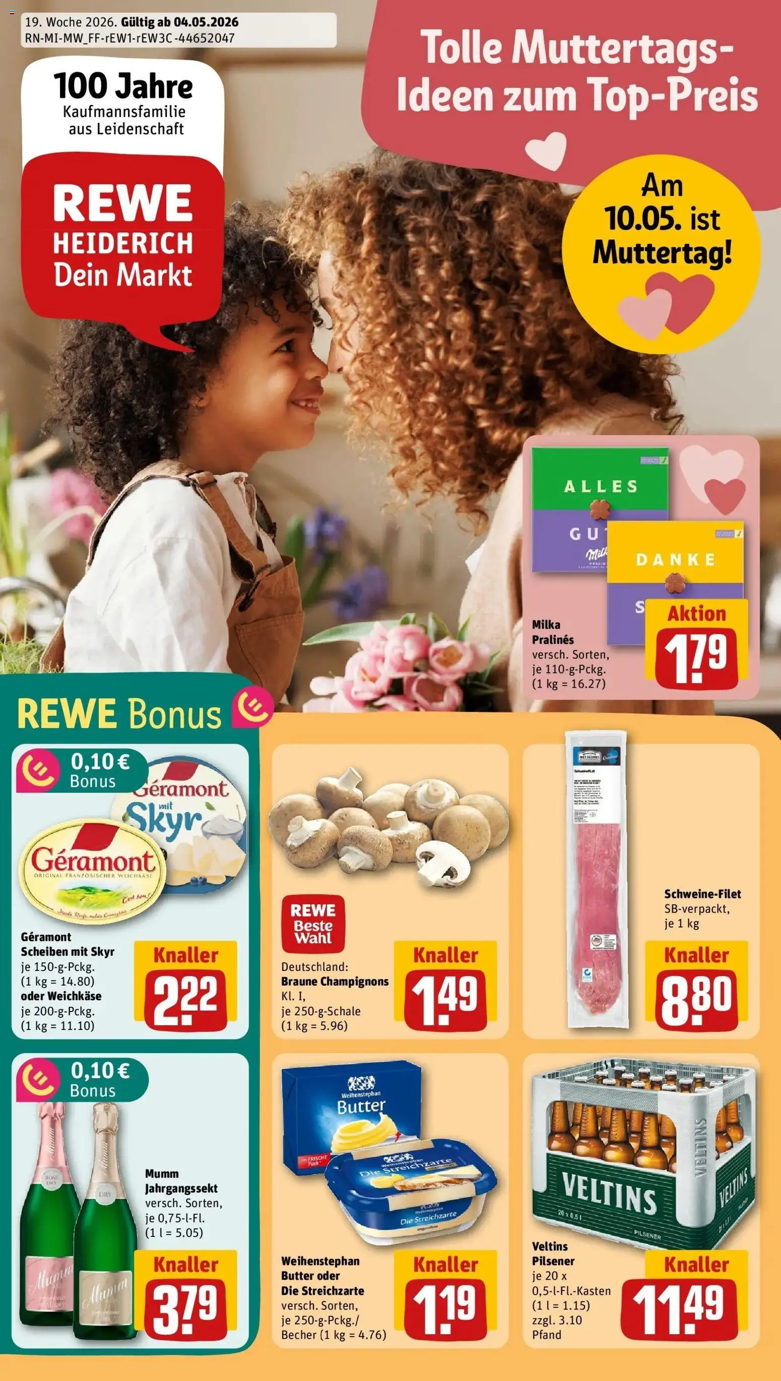 Vorschau von dem Prospekt des Geschäftes Rewe, gültig ab dem 04.05.2026