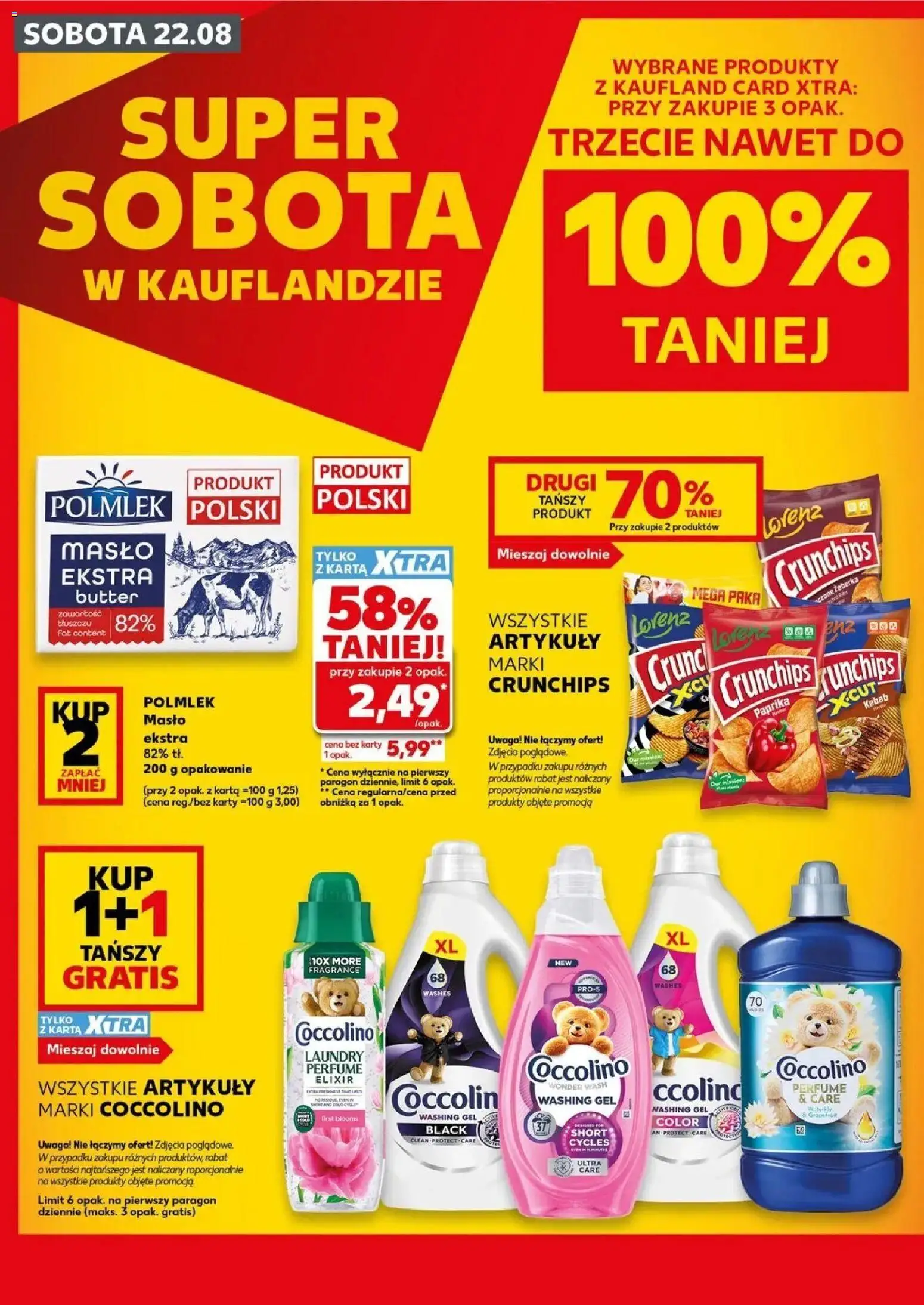 Pogląd gazetki "Kaufland gazetka - Super Sobota" ze sklepu Kaufland ważnej od 22.08.2026