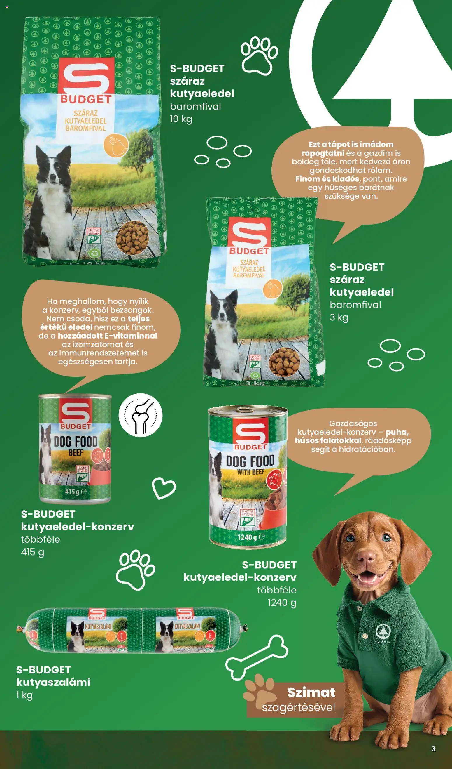 Interspar - Interspar Állateledel katalógus megtekintése, amely érvényes 2026.09.01.-től - Kutyaeledel, Kutyaszalámi, Száraz kutyaeledel