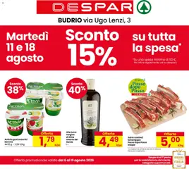 Anteprima dell'opuscolo Despar volantino Budrio dal negozio Despar valido da 06/08/2026