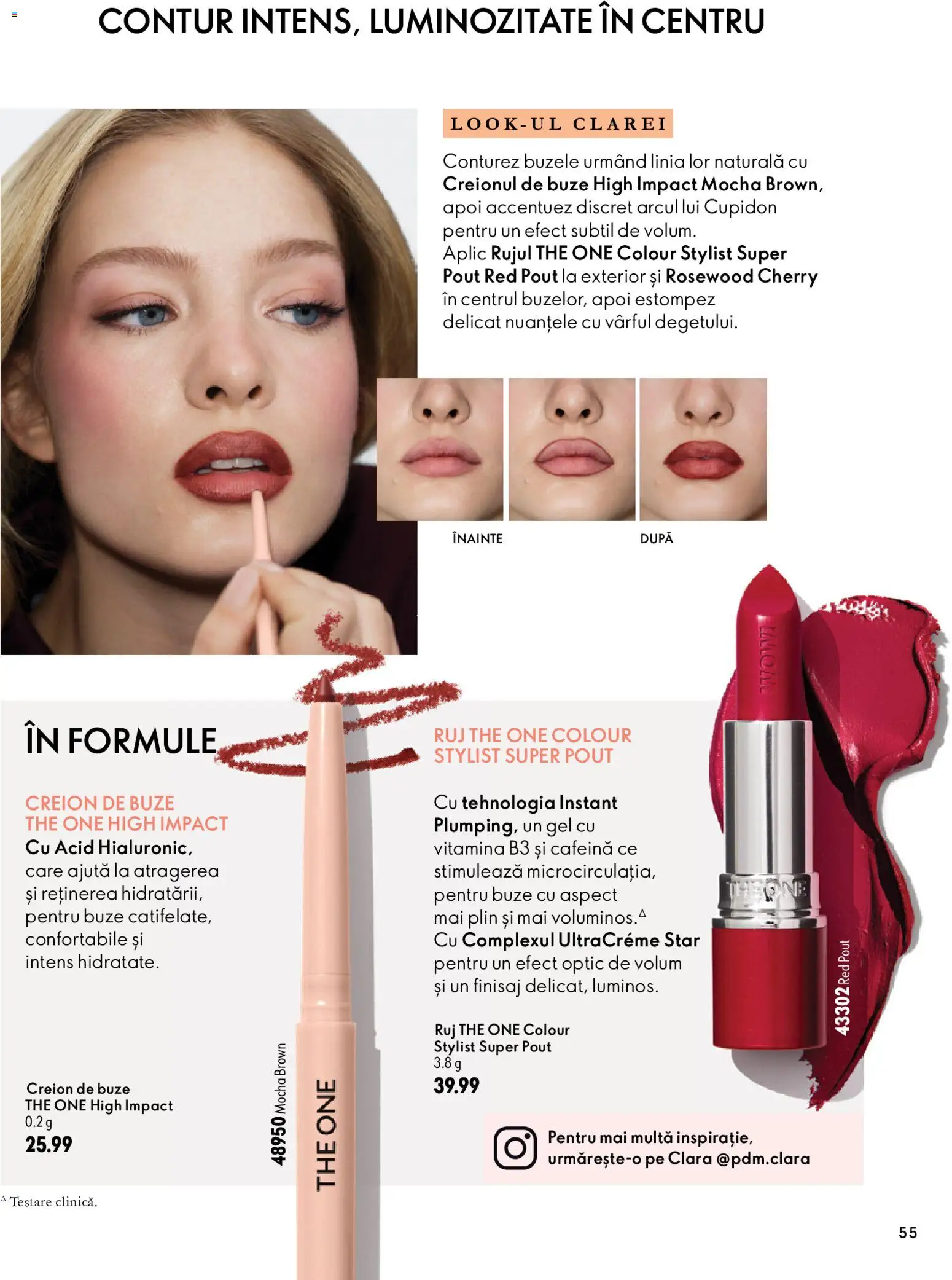 Previzualizarea de cataloage: Oriflame Oriflame Catalog 15 2026 valabil de la 11.11.2026 - Ruj, Impact, Finisaj