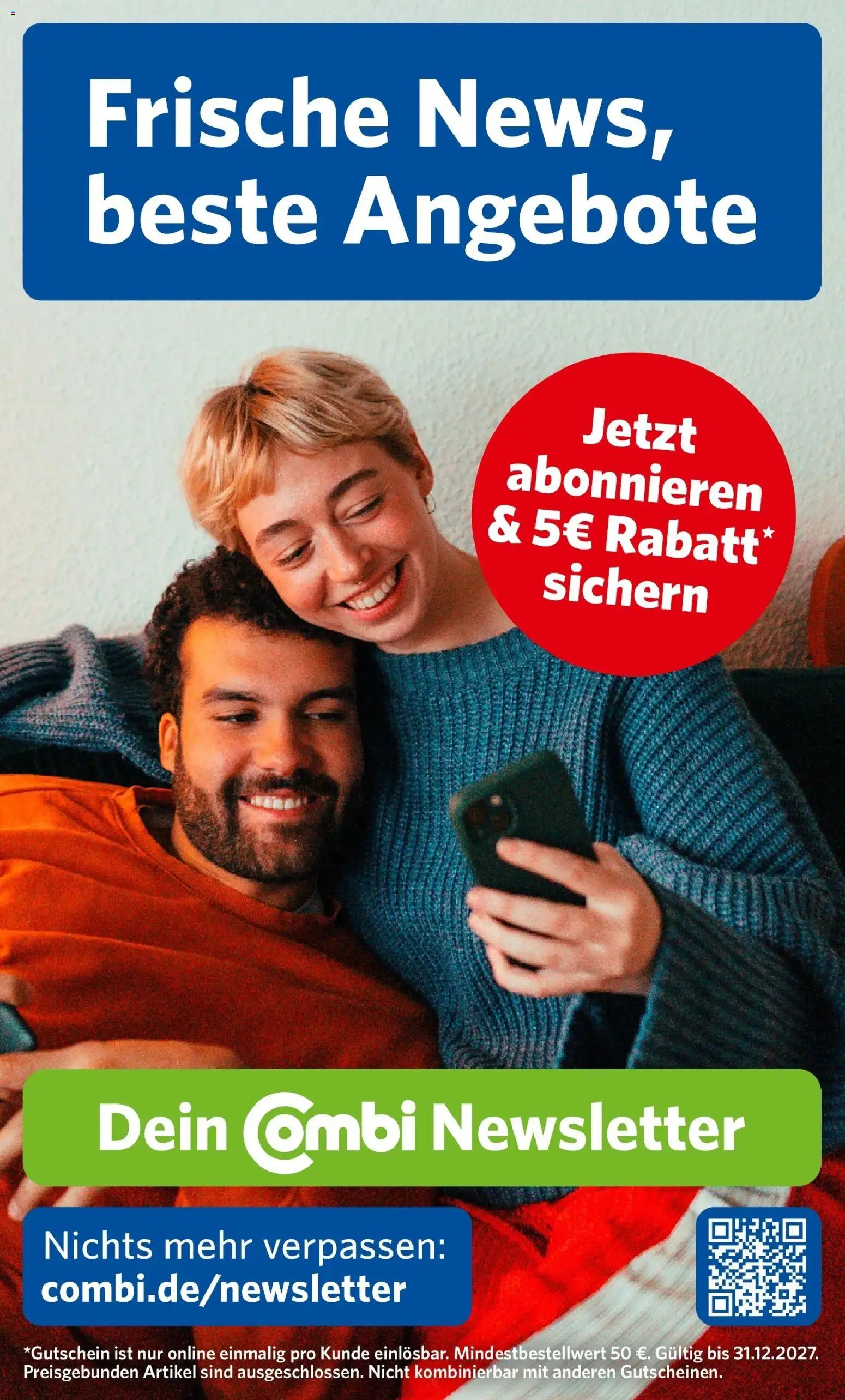 Vorschau von dem Prospekt des Geschäftes Combi, gültig ab dem 26.10.2026
