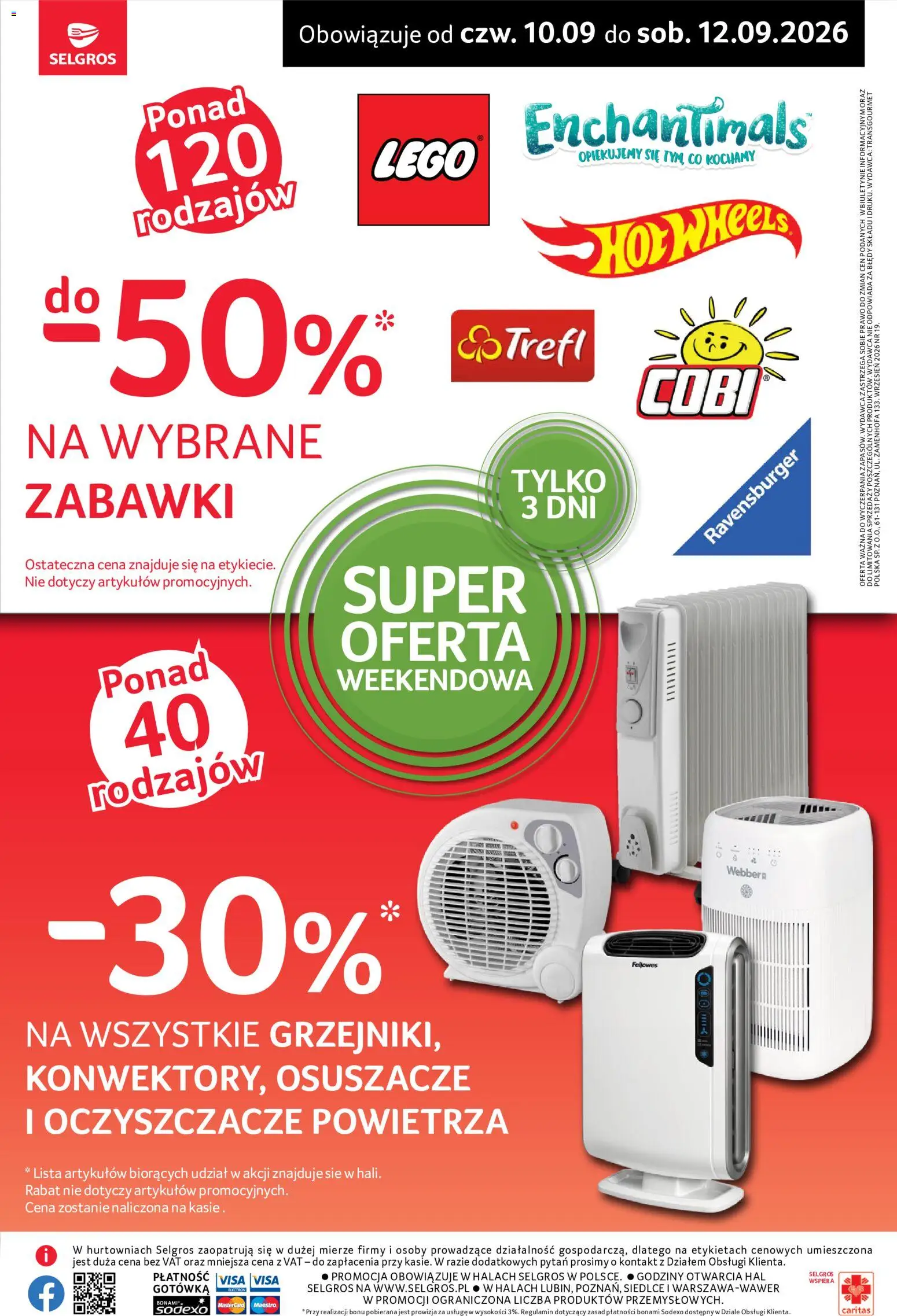 Pogląd gazetki "Selgros cash&carry gazetka - Oferta weekendowa" ze sklepu Selgros cash&carry ważnej od 10.09.2026