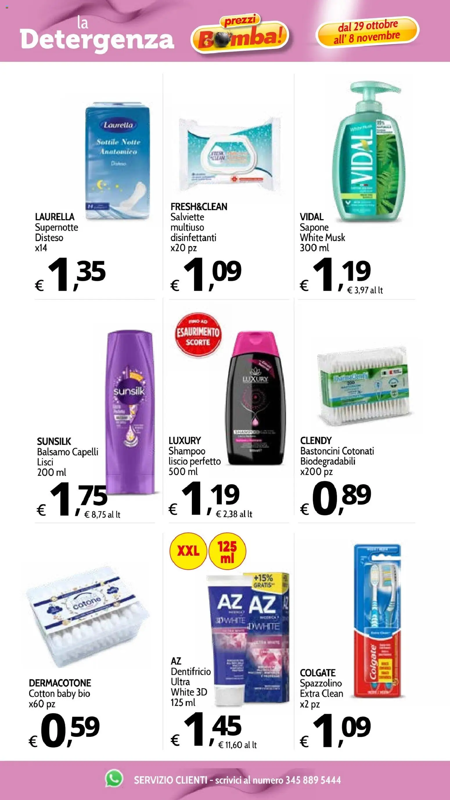 Anteprima dell'opuscolo Primo Prezzo volantino dal negozio Primo Prezzo valido da 29/10/2026 - Shampoo, Sapone, Dentifricio, Balsamo, Spazzolino