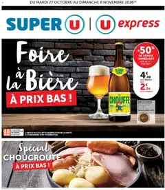 Prévisualisation de U Express - Foire à la bière à prix bas ! du magasin U Express formulaire valide 27/10/2026