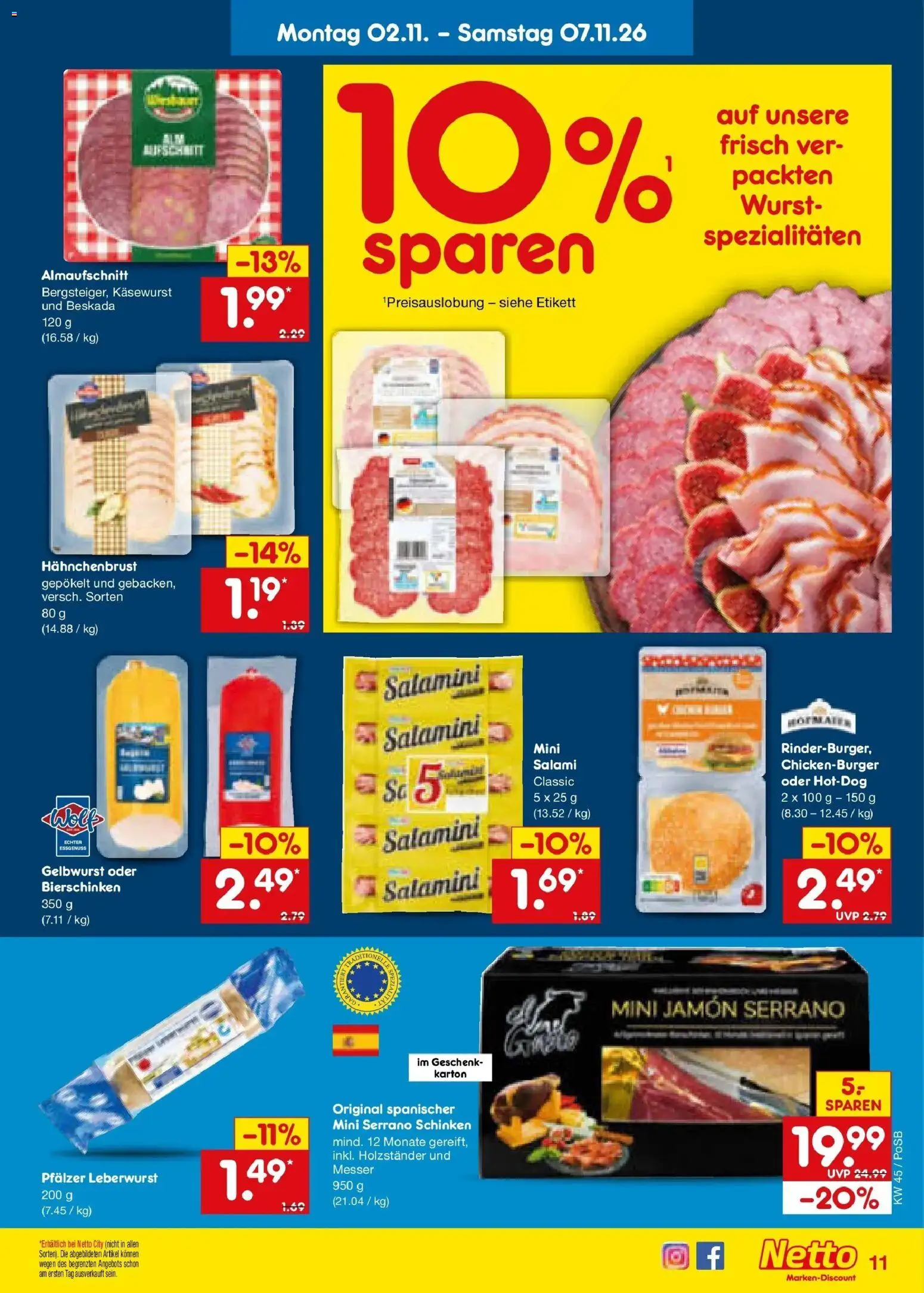 Vorschau von dem Prospekt des Geschäftes Netto Marken-Discount, gültig ab dem 02.11.2026